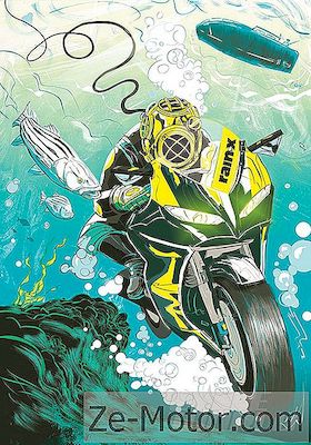 Wet Suited: Montar En Moto Bajo La Lluvia